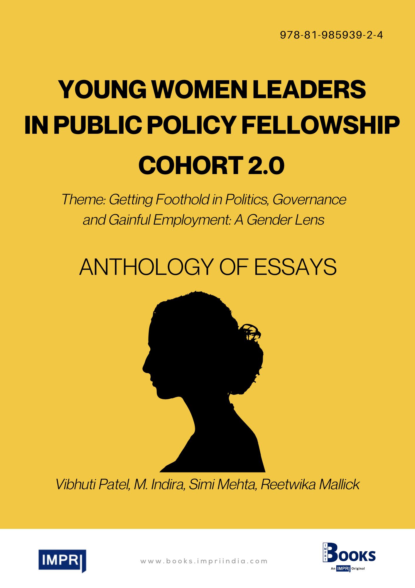 YWLPPF 2.0: An Anthology of Essays on Young Women Leaders in Public Policy Fellowship Cohort 2.0