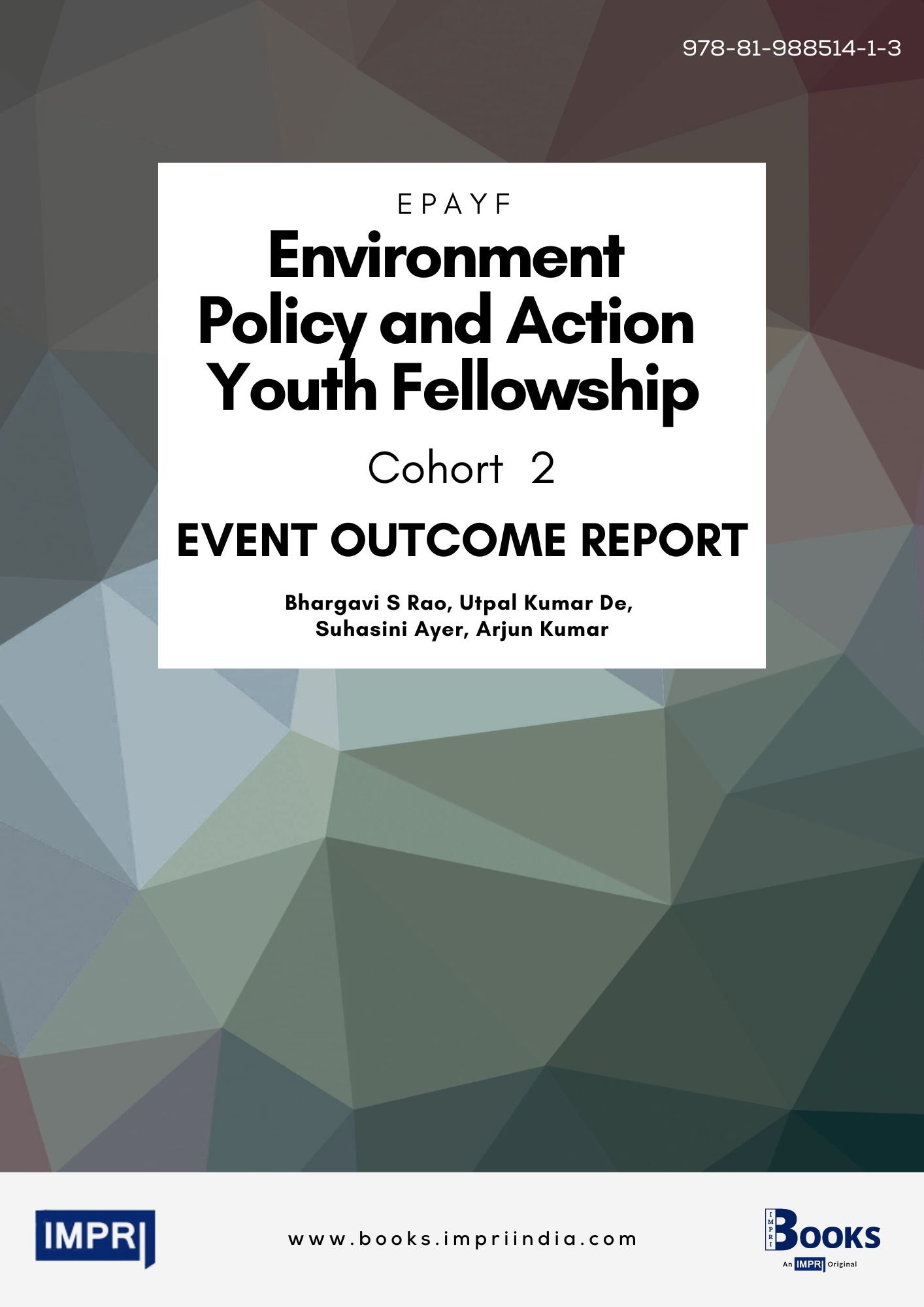 EPAYF Environment Policy and Youth Action Fellowship – Cohort 2.0: Event Outcome Report